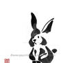 Rabbit - sumi-e