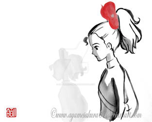 Arrietty 2 - sumi-e