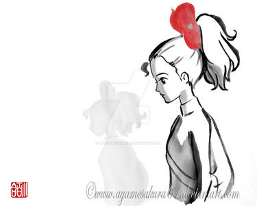 Arrietty 2 - sumi-e