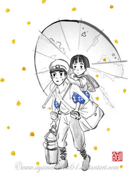 Grave of the Fireflies - sumie