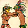 Tezcatlipoca and Quetzalcoatl