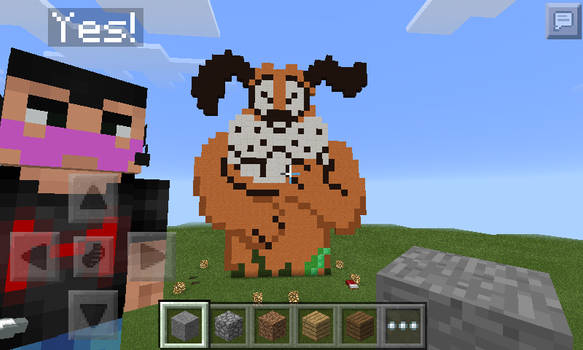 Minecraft DuckHunt dog (and bonus)