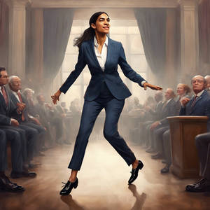 AOC congressional tap dancer 