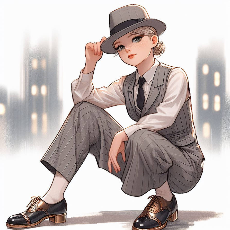 Tap dancing reporter by DuskEmbers on DeviantArt
