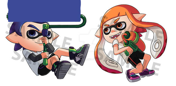 Splatoon Badges Design by REManiac on DeviantArt