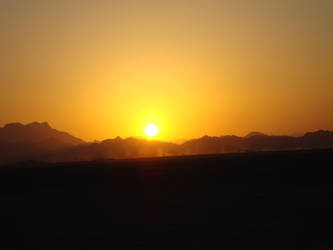 desert sunrise