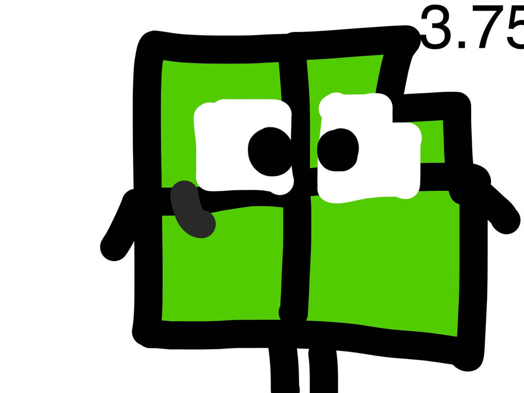 3.75 Numberblocks 3.75 by DanTheManStaniel on DeviantArt
