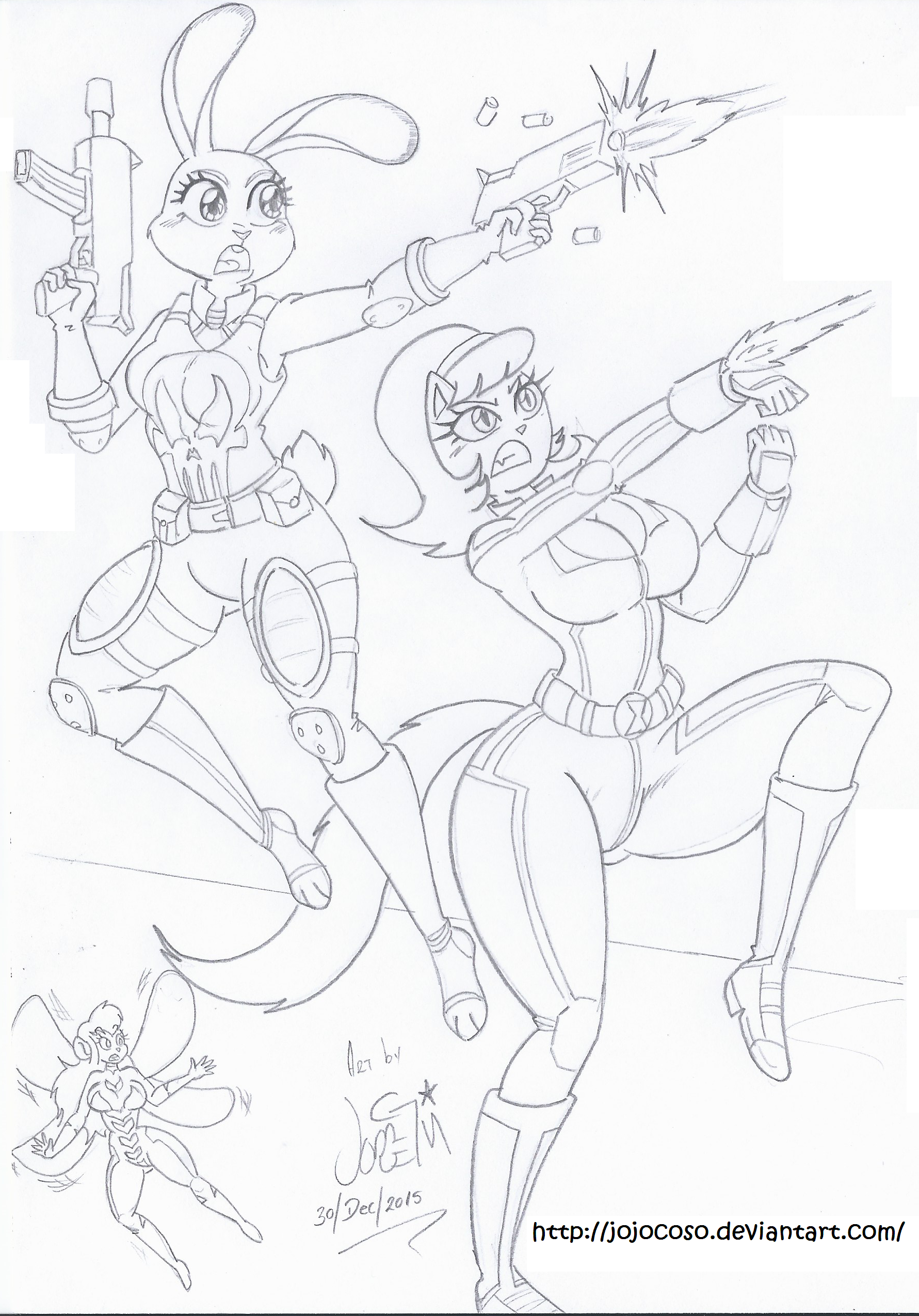 Kitty Katswell, Gadget Hackwrench and Judy Hopps