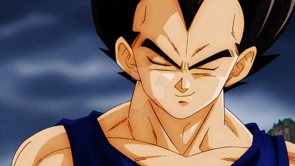 Vegeta smile one more time by BladeOvan on DeviantArt