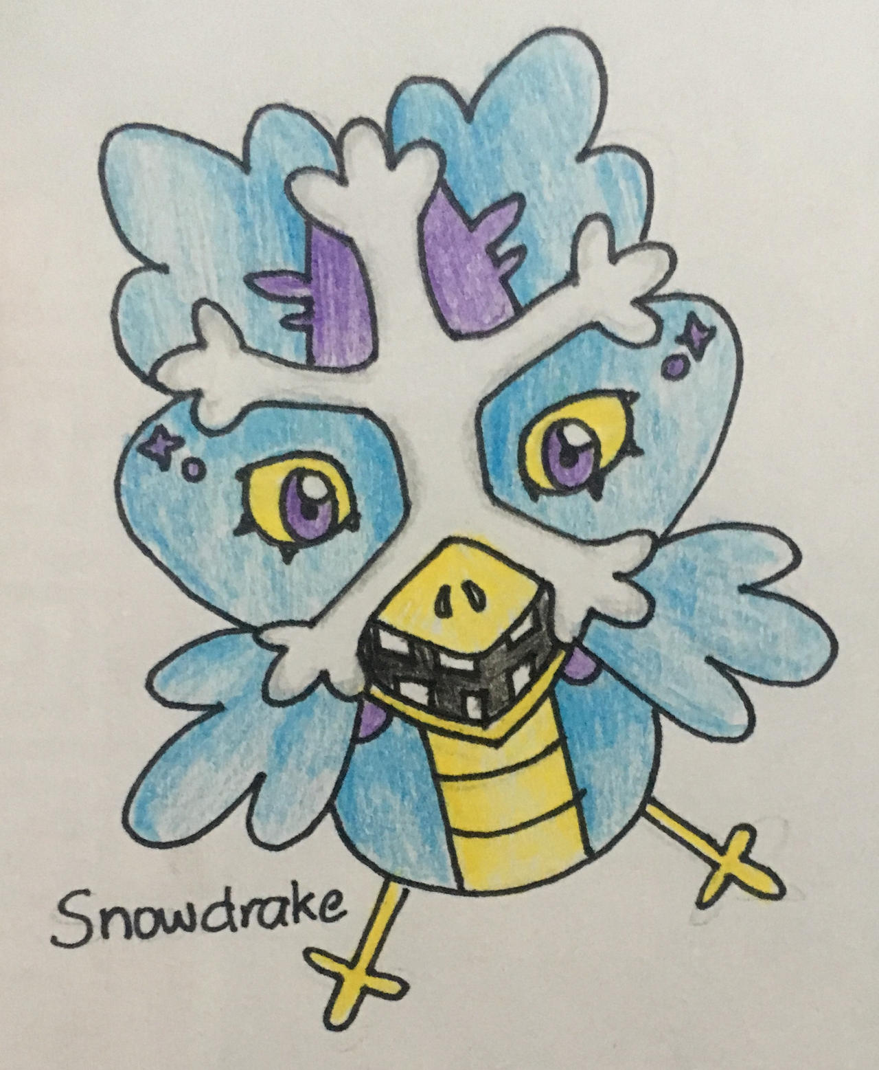 Undertale Snowdrake Snowdin Enemy By Theotakugirl148 On Deviantart