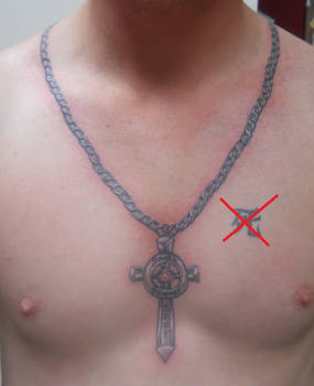 Tattoo - M12 - Cross Necklace