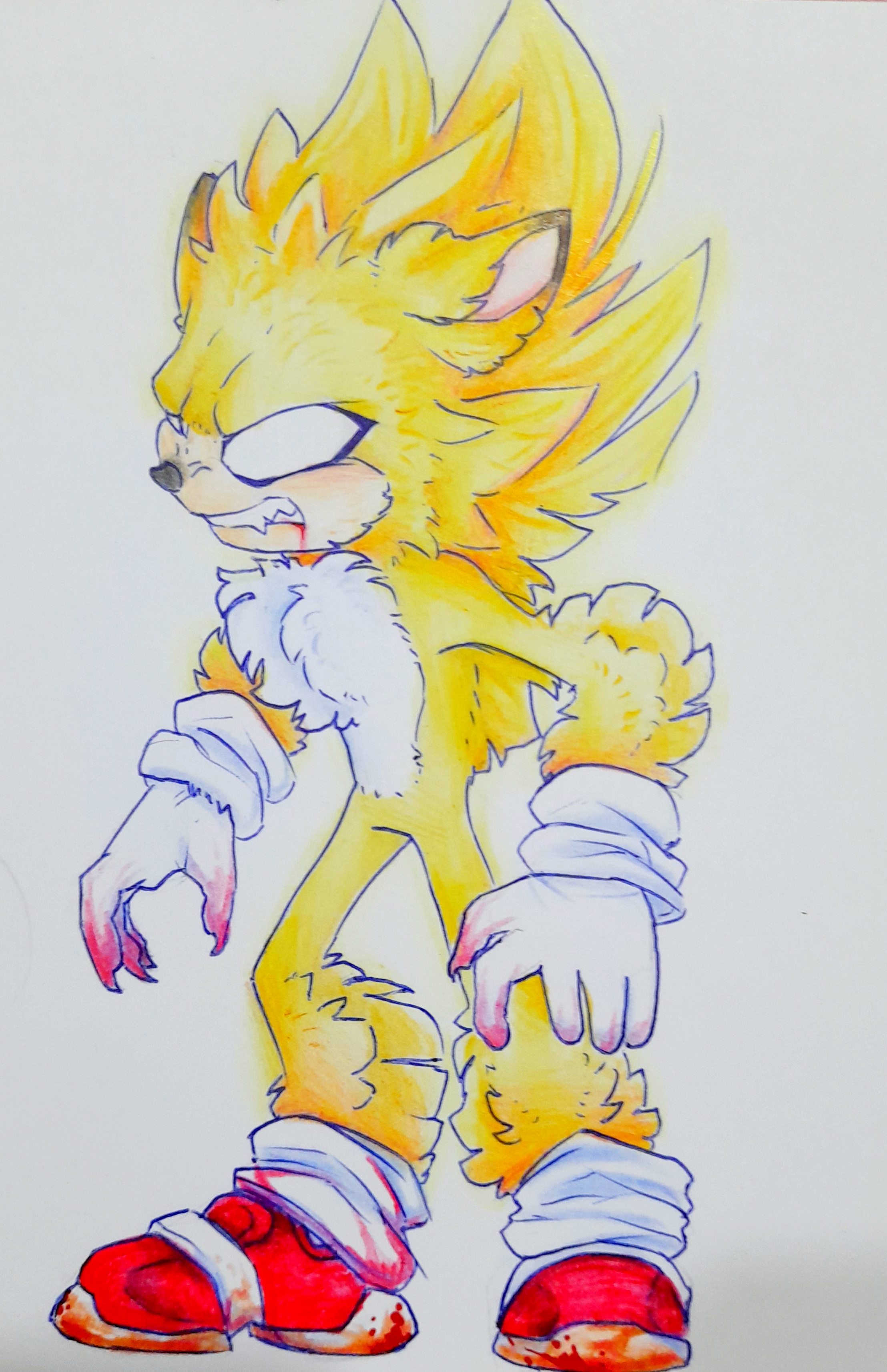 Fleetway Super EXE by InterstellarChaosss on DeviantArt