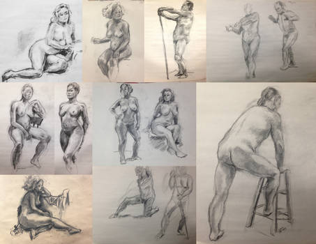 Life Drawing Collage II