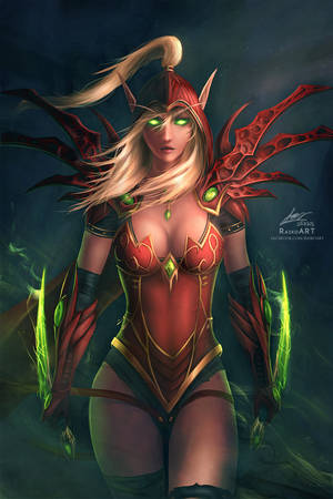 Warcraft: Valeera Sanguinar by raikoart