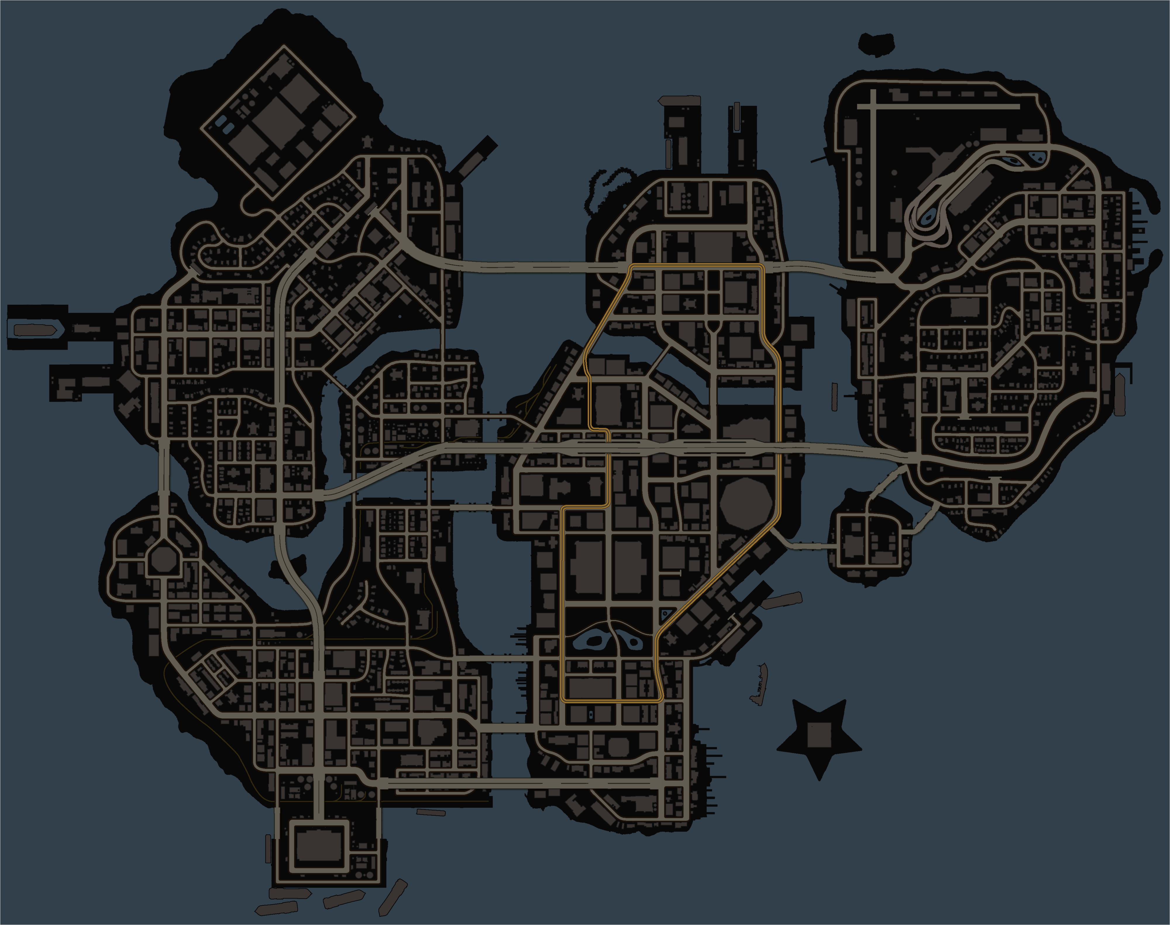 GTA SA Los Santos Map by Abbysek on DeviantArt