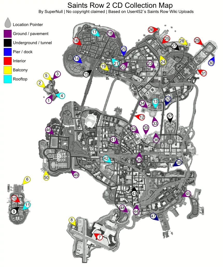 Guide for Saints Row 2 - Collectibles