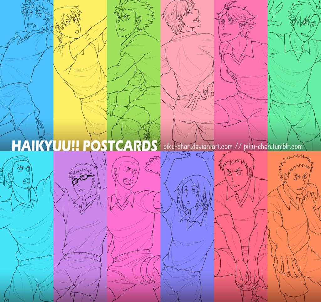 Haikyuu!! Postcards (WIP)