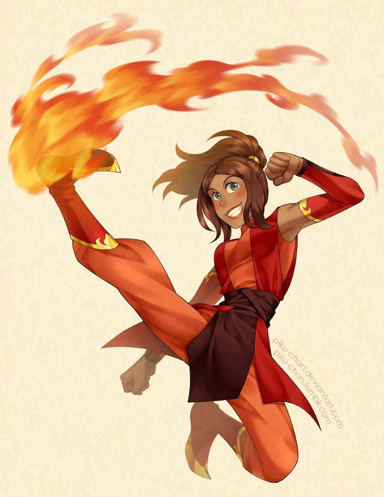 Resilient Firebender by piku-chan on DeviantArt