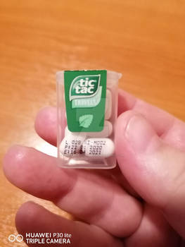 Mini tic tac container