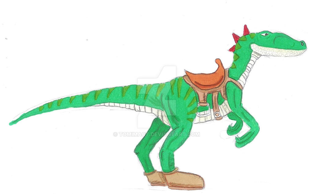 Yi Raptor Yoshi Raptor by TomiMact on DeviantArt