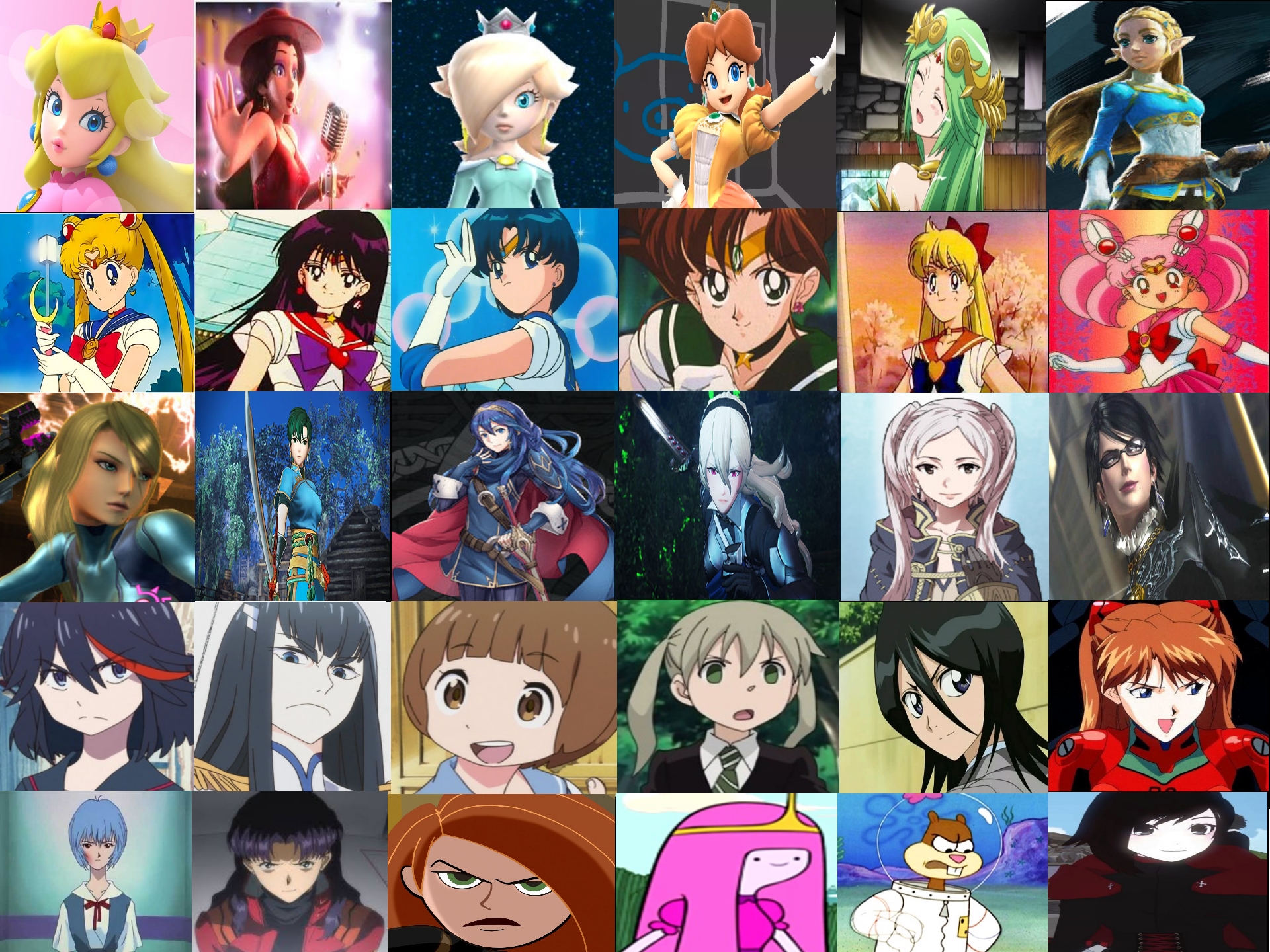 Female Heroes Collage