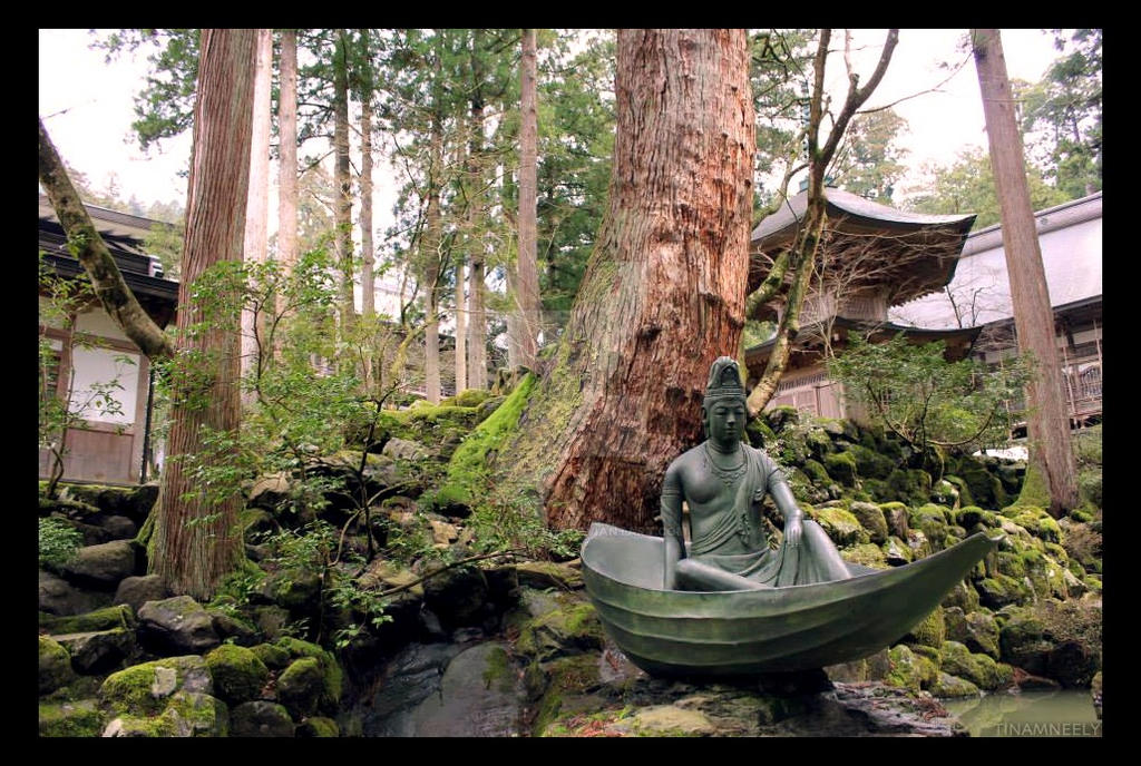 Japanese Temple  Boat