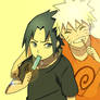 Kid Naruto n Sasuke Wallpaper