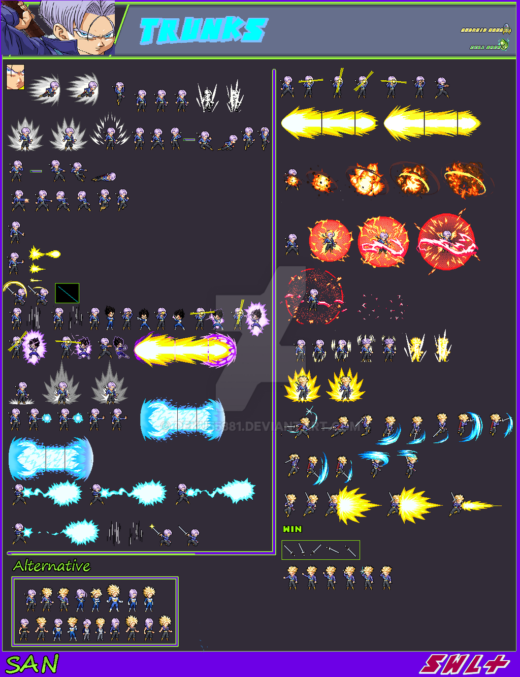 Trunks base basic sheet swl+ by deku55381 on DeviantArt