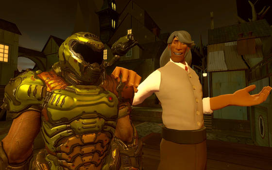 Grinder Meets the Doom Slayer