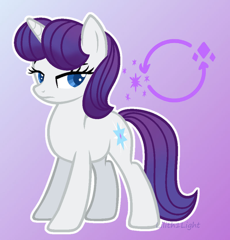 Rarity MLP AU by Lilith1Light on DeviantArt