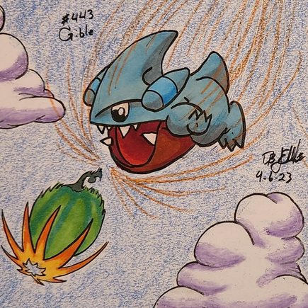 Gible - #443 -  Pokédex