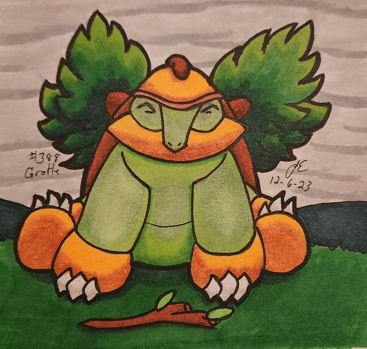 Grotle Deviantart Skipping through Sinnoh Day 87: Grotle by destiny-saiyan014 on DeviantArt