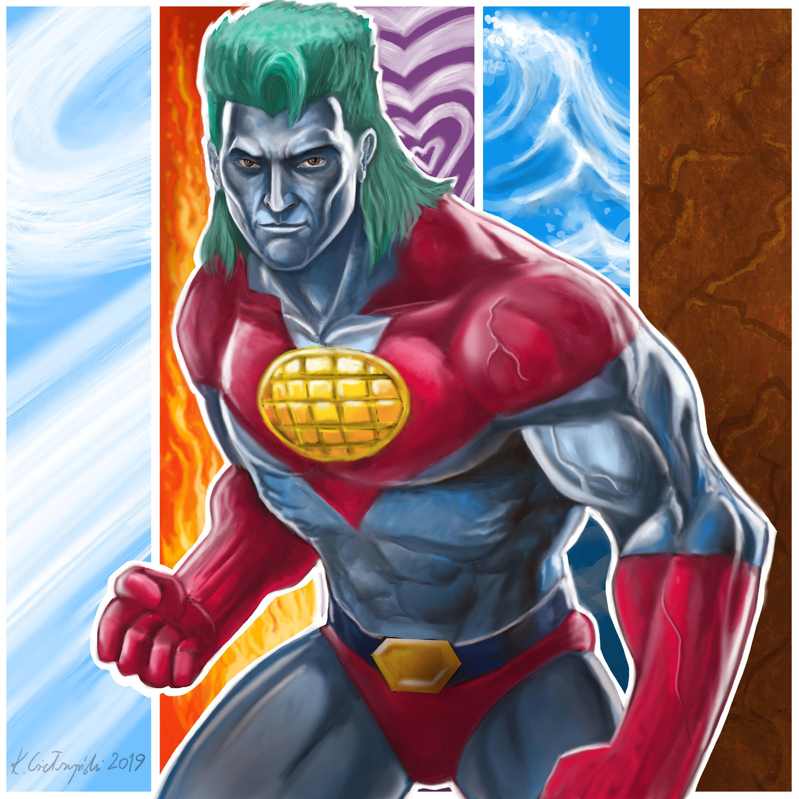 Captain Planet by gielczynski on DeviantArt