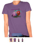 Dreaming of Spring Ladies Organic T-Shirt (Fitted) by tessieart333