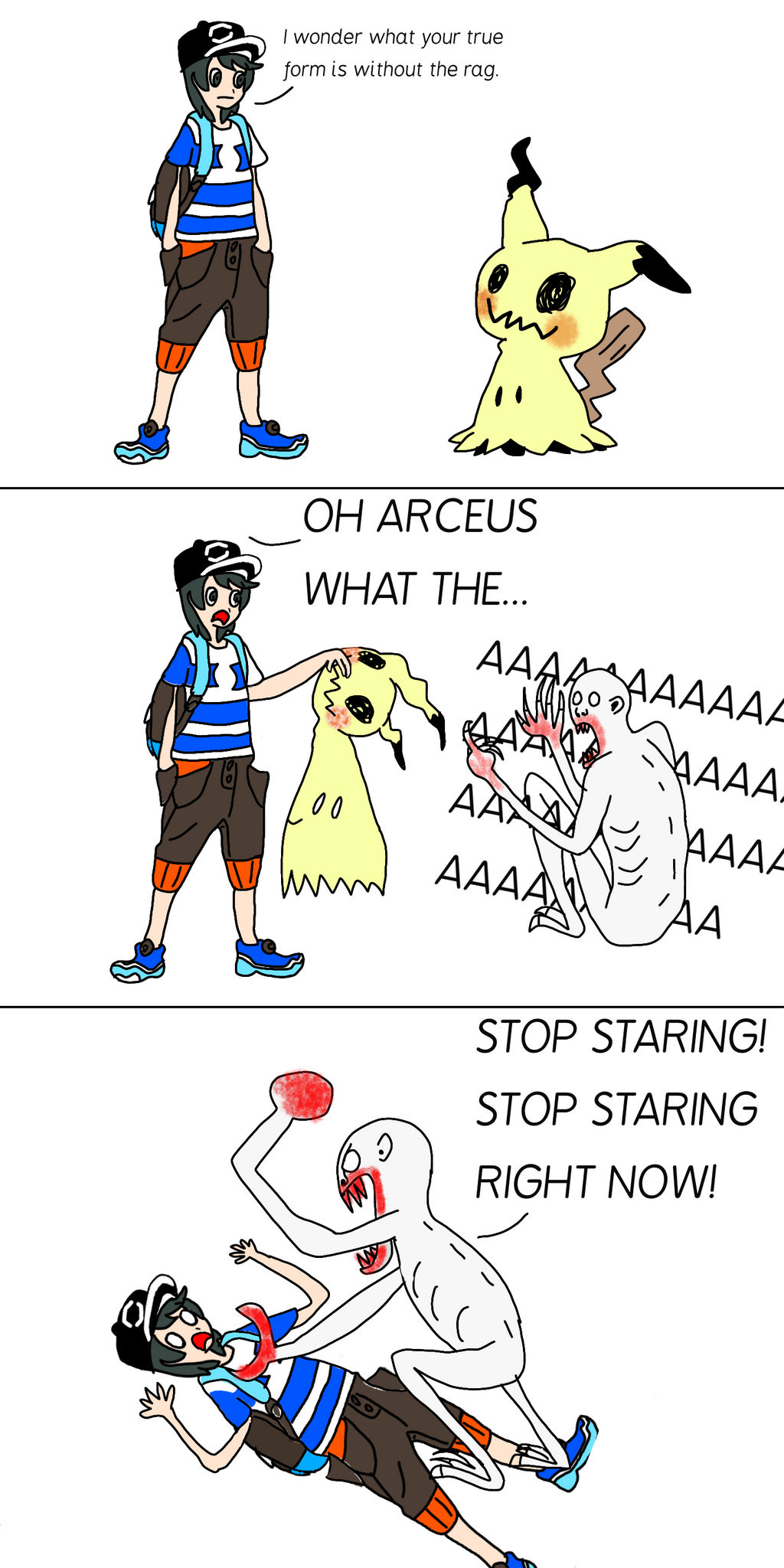 Mimikyu true form by Olmagon on DeviantArt