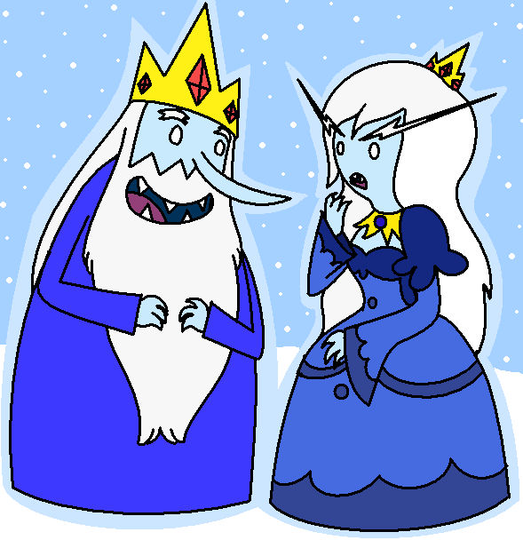 Adventure Time Ice King X Ice Queen By Xxkitshimexx On Deviantart