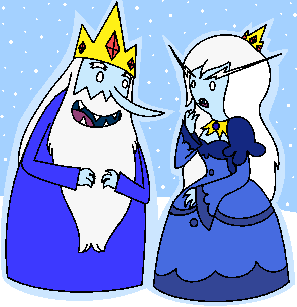 Adventure time- Ice King X Ice Queen by Kitshime-SP on DeviantArt