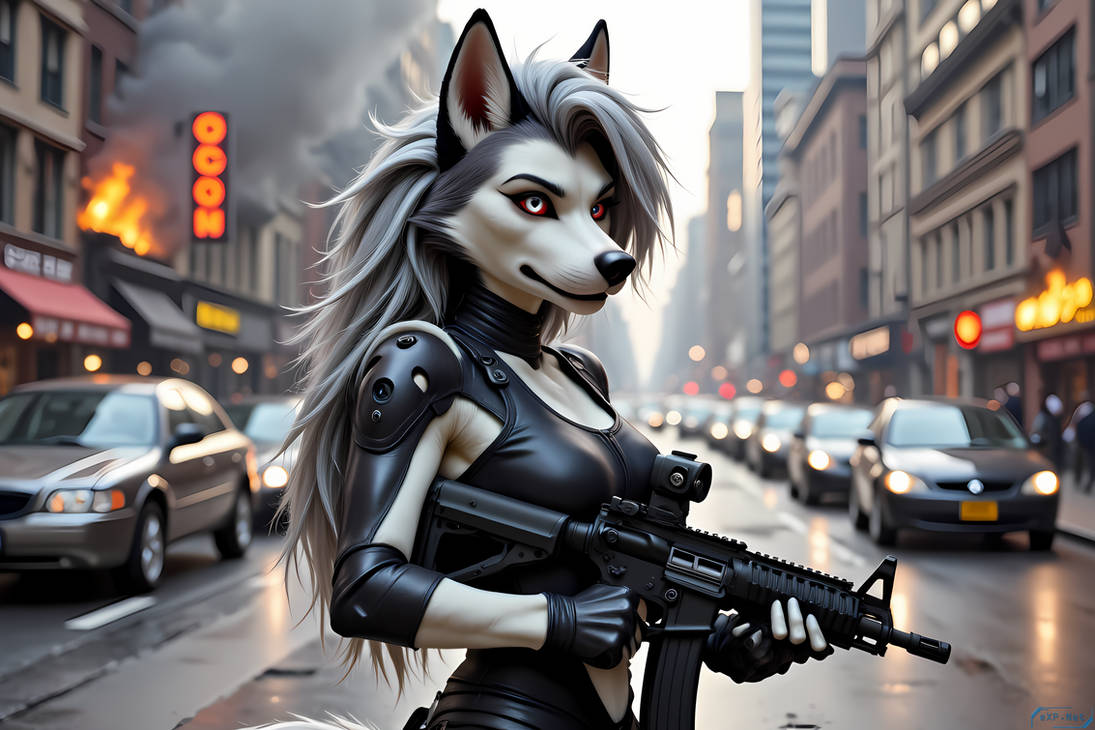Loona Fallout Loona from the Future | Mission Accomplished! by eXP-dot-Net on DeviantArt