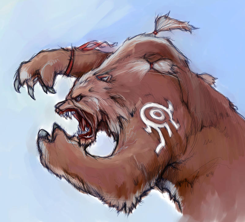 Bear form. Медведь рисунок. Друид медведь. Медведь Гризли. Медведь рисунок карандашом.