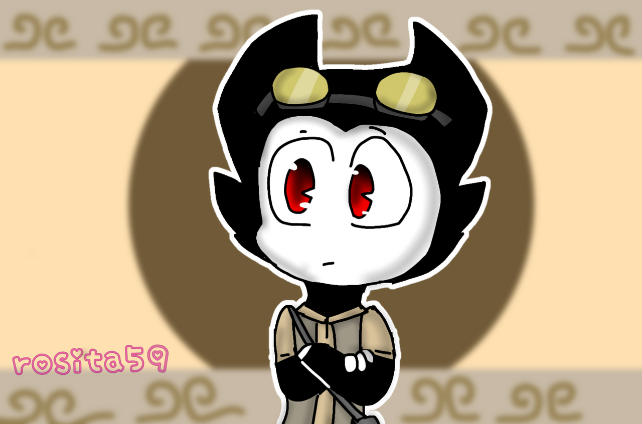 Intento de dibujar a bendy de: BABTQFTIM by rosita59 on DeviantArt