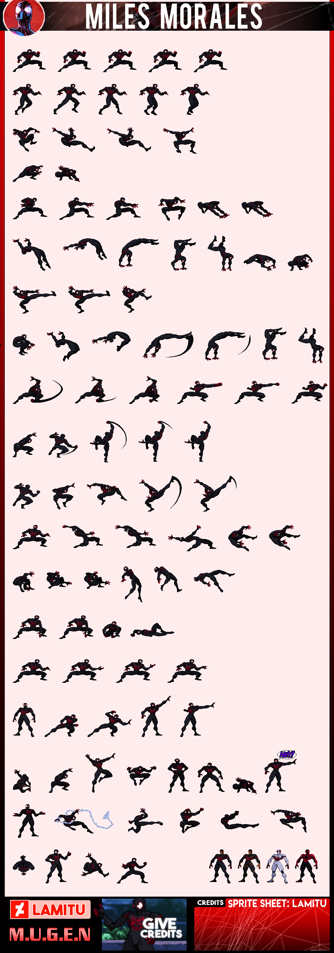 Spider Man Miles Morales Sprite! by lamitu on DeviantArt