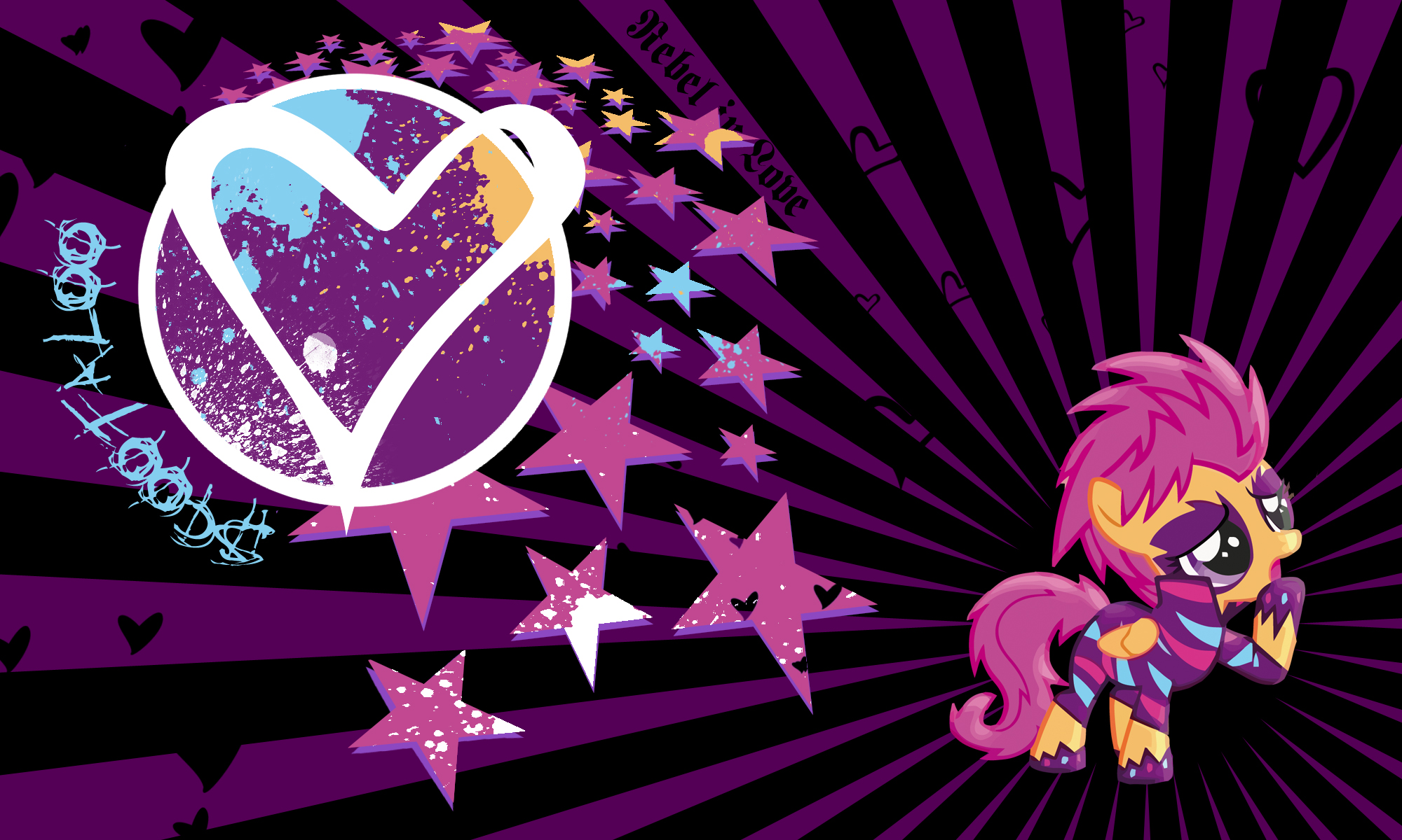 Scootaloo Rock Wall