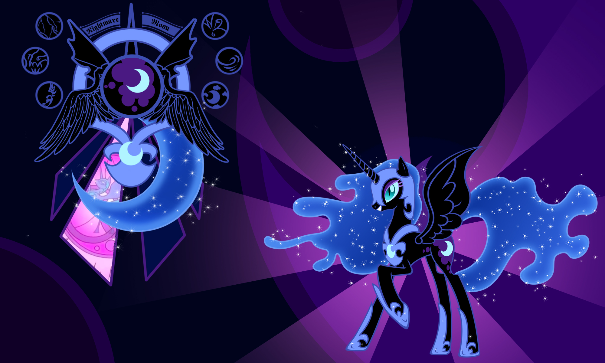 Nightmare Moon Wall