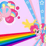 Pinkie Pie Rainbow Wall