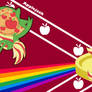 Applejack Rainbow Wall