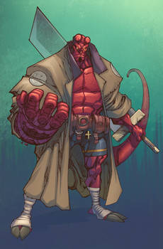 Hellboy w/ Buster Sword