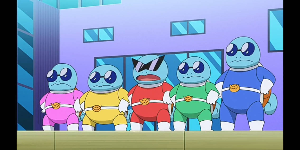 Go, Go Squirtle Rangers! by Mew2fem on DeviantArt