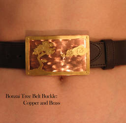 Bonzai Tree Belt Buckle
