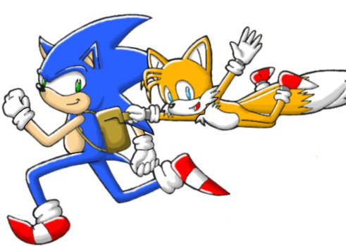 Sonic and Tails-Color