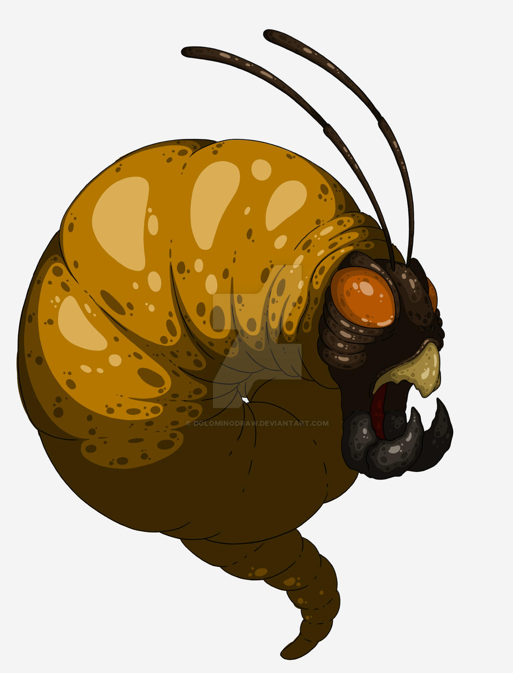 Alien Worm By DolominoDraw On DeviantArt alien-worm-by-dolominodraw-on-deviantart